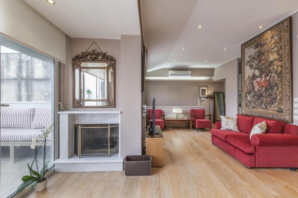 Luxury Acropolis View Duplex Penthouse In Thiseio 155M2 Афины Экстерьер фото